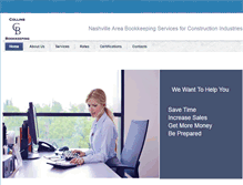 Tablet Screenshot of collinsbookkeeping.com